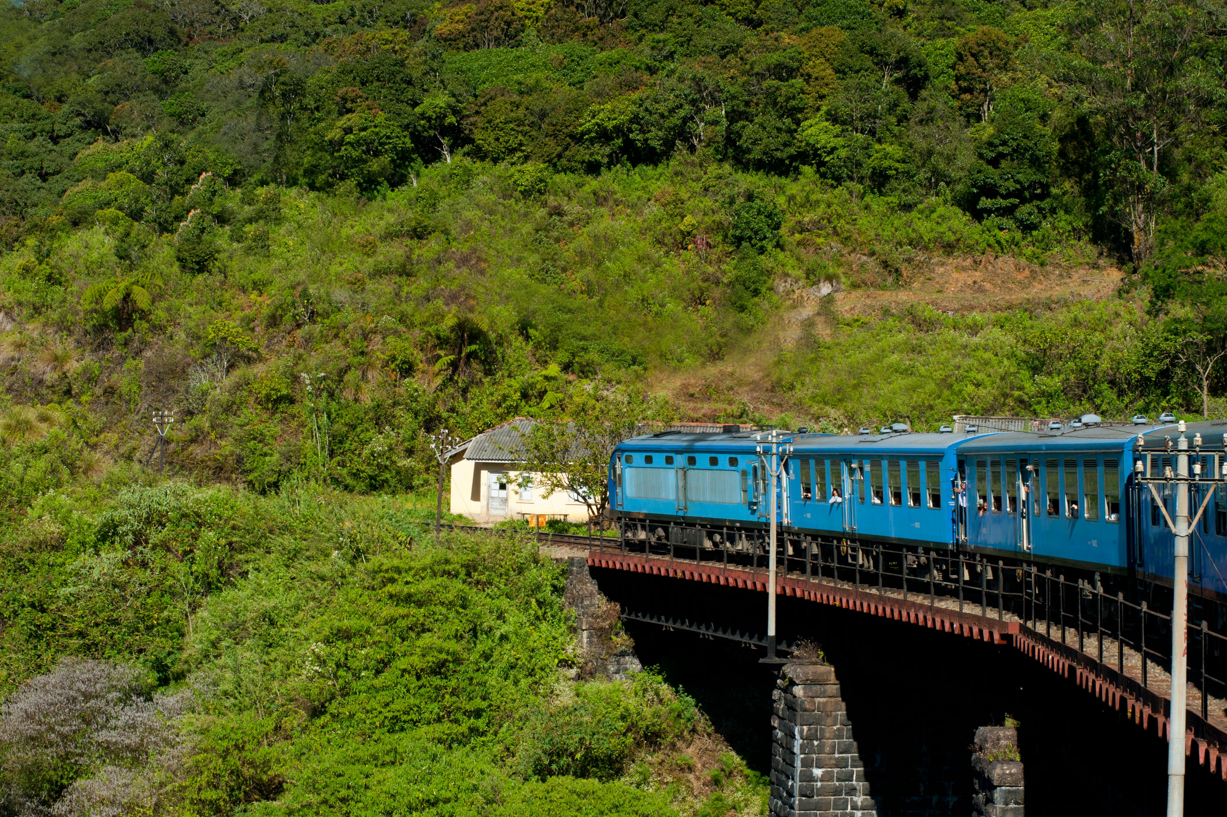 Train ride through Sri Lanka